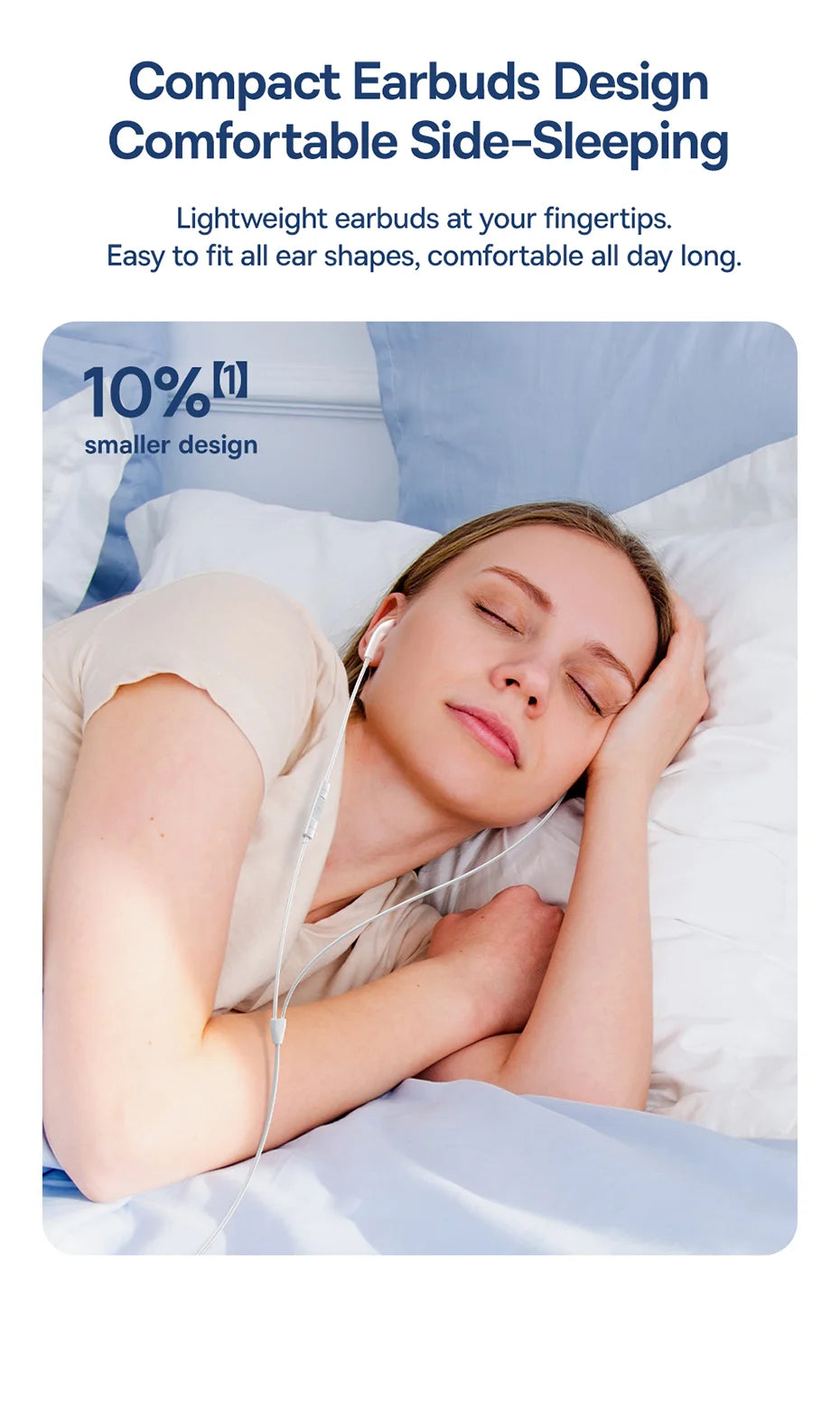 BASEUS Encok HZ19 3.5mm Semi In-Ear Wired Earphones