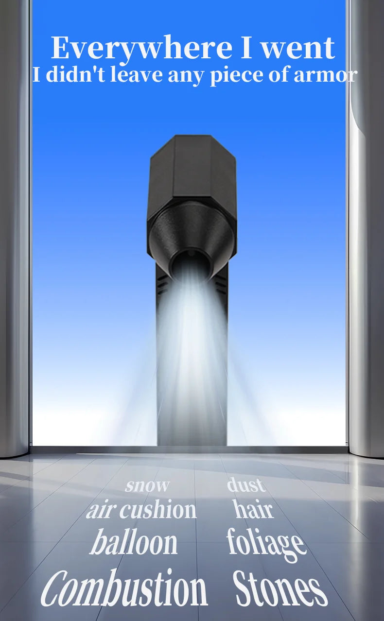 TASX S7 Handheld Mini Turbo Fan with Brushless Motor and High-Power Blower