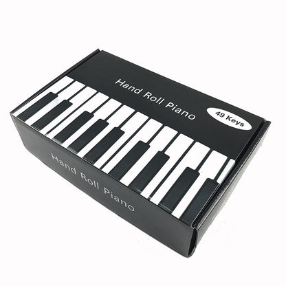TASX Hand Roll Piano Pads Flexible Battery USB Powered (49 Keys)