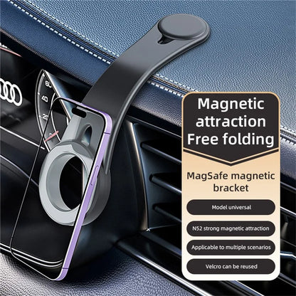 TASX D1 MagSafe Flexible Aluminum Car Phone Holder – Bendable Dashboard Mount