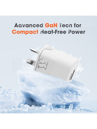 Power Boost USB-C & USB-A Fast Charging Power Adapter 33W