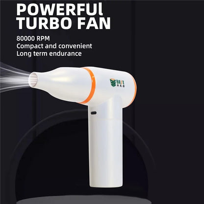TASX High-Speed Portable Wireless Turbo Fan with Brushless Motor