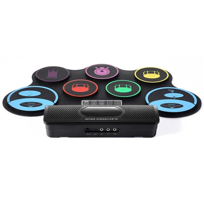 TASX RD90 Portable Roll-Up Electronic Drum Dual Speakers Kids Adults Learning Practice Drum