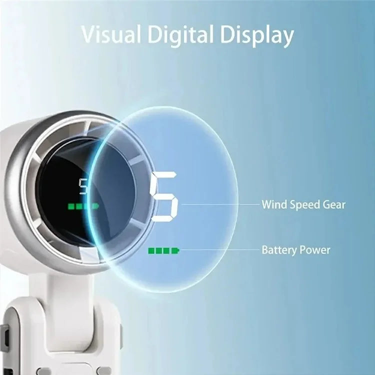 TASX N607 Portable Rechargeable 5 Wind Speeds Cooling Fan