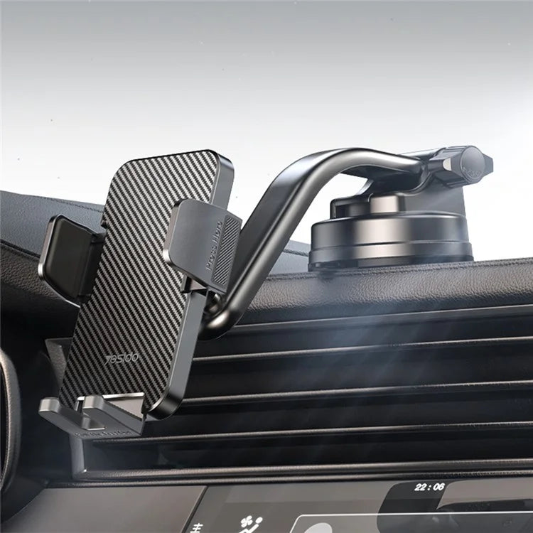 TASX C172 Suction Cup Dashboard Phone Mount – Multi-Function