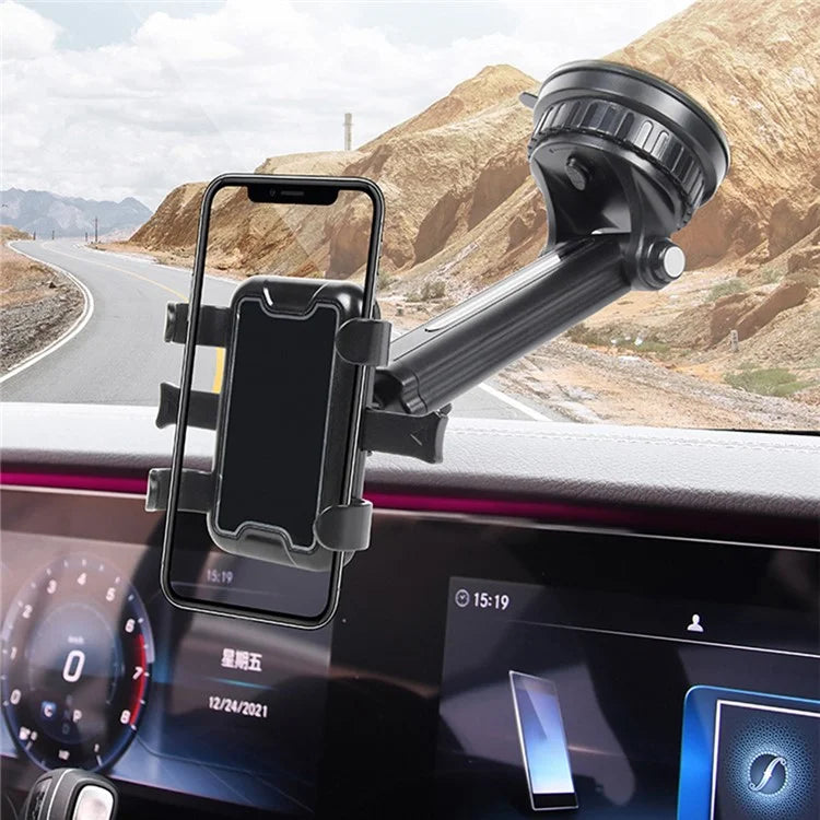 TASX X227 Universal Car Phone Holder – 360° Adjustable Mount with Clamp