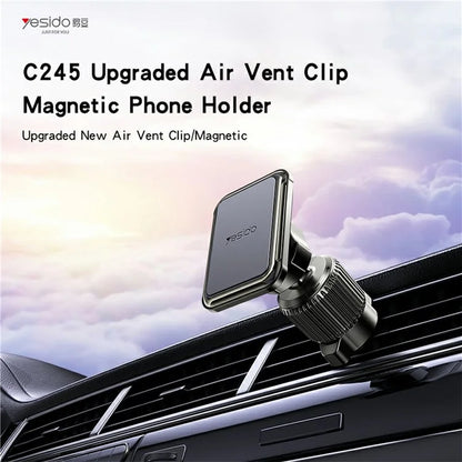 TASX C245 Magnetic Car Phone Holder – Hook Type Air Outlet Mount