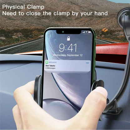 TASX C108 40cm Bendable Arm Car Phone Mount – Windshield Sucker Holder