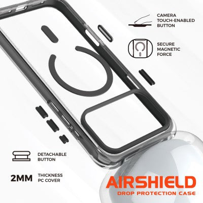REDEFINE Airshield Drop Protection Case for iPhone 17 | Slim Clear Shockproof Cover