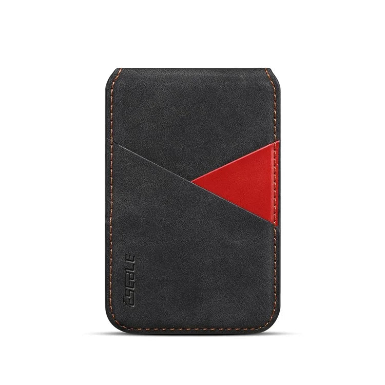 ESEBLE MagSafe-Compatible RFID Blocking Card Holder – Leather Phone Wallet with Kickstand