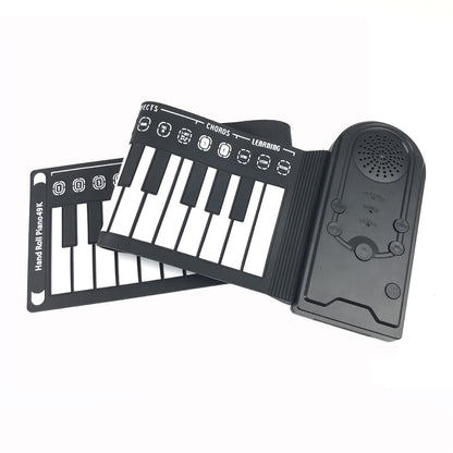 TASX Hand Roll Piano Pads Flexible Battery USB Powered (49 Keys)