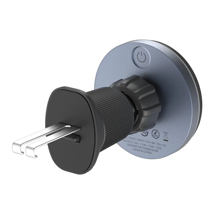 MOMAX CM25A MagSafe Wireless Car Air Vent Phone Charging Holder