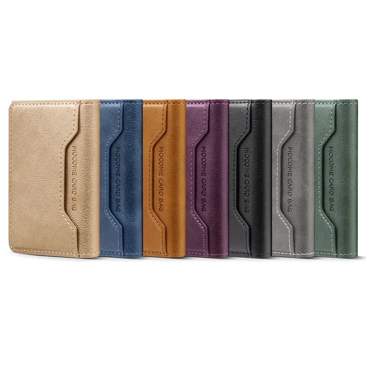 MOCOME RFID Blocking Phone Card Holder – MagSafe PU Leather Wallet