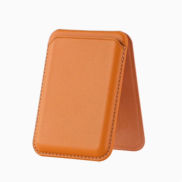 TASX AD366 MagSafe Card Holder – Leather Sleeve with Multifunctional Kickstand