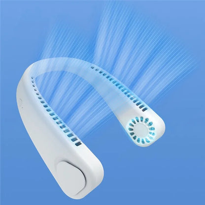 TASX F2 USB Bladeless Neck Fan for Summer Cooling
