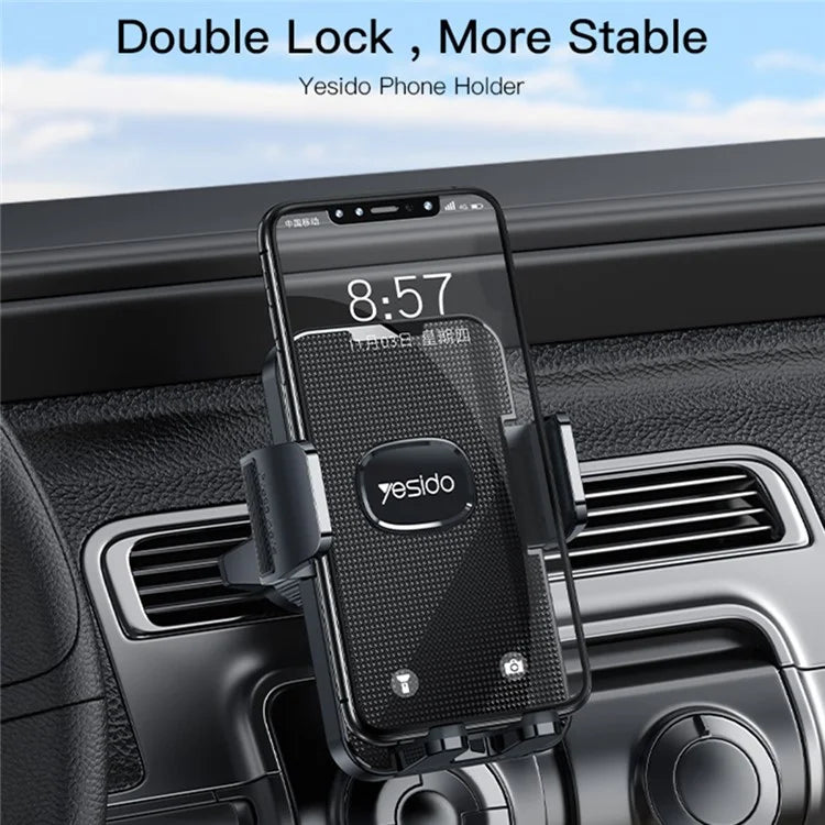 YESIDO C136 Universal Car Phone Holder – Air Vent Mount
