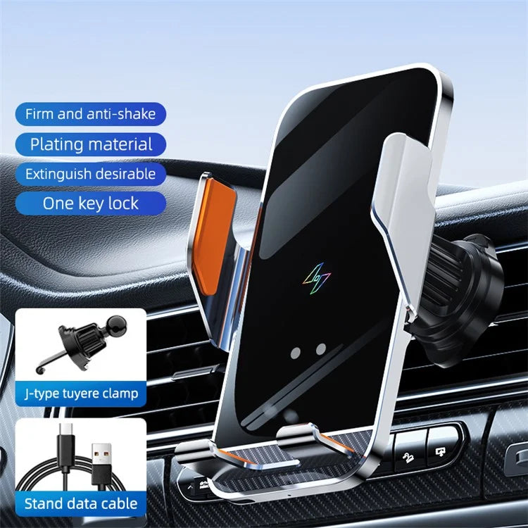 TASX C8 Car Air Vent Phone Wireless Charging Holder with Metal Bracket