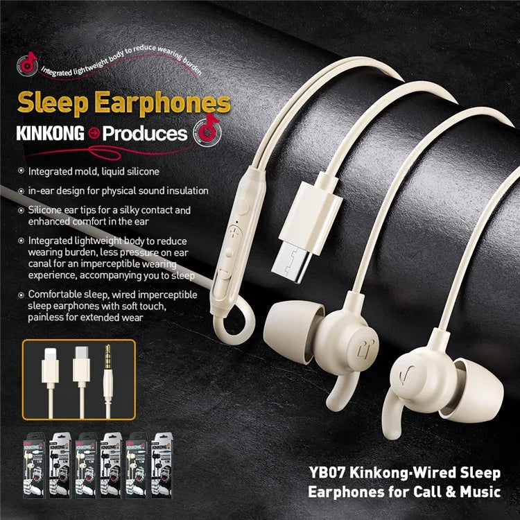 WEKOME YB07 Kinkong Series 3.5mm Wired Earphones for Music & Calls