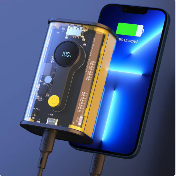Transparent Fast Charging PowerBank 20W (10000mAh)