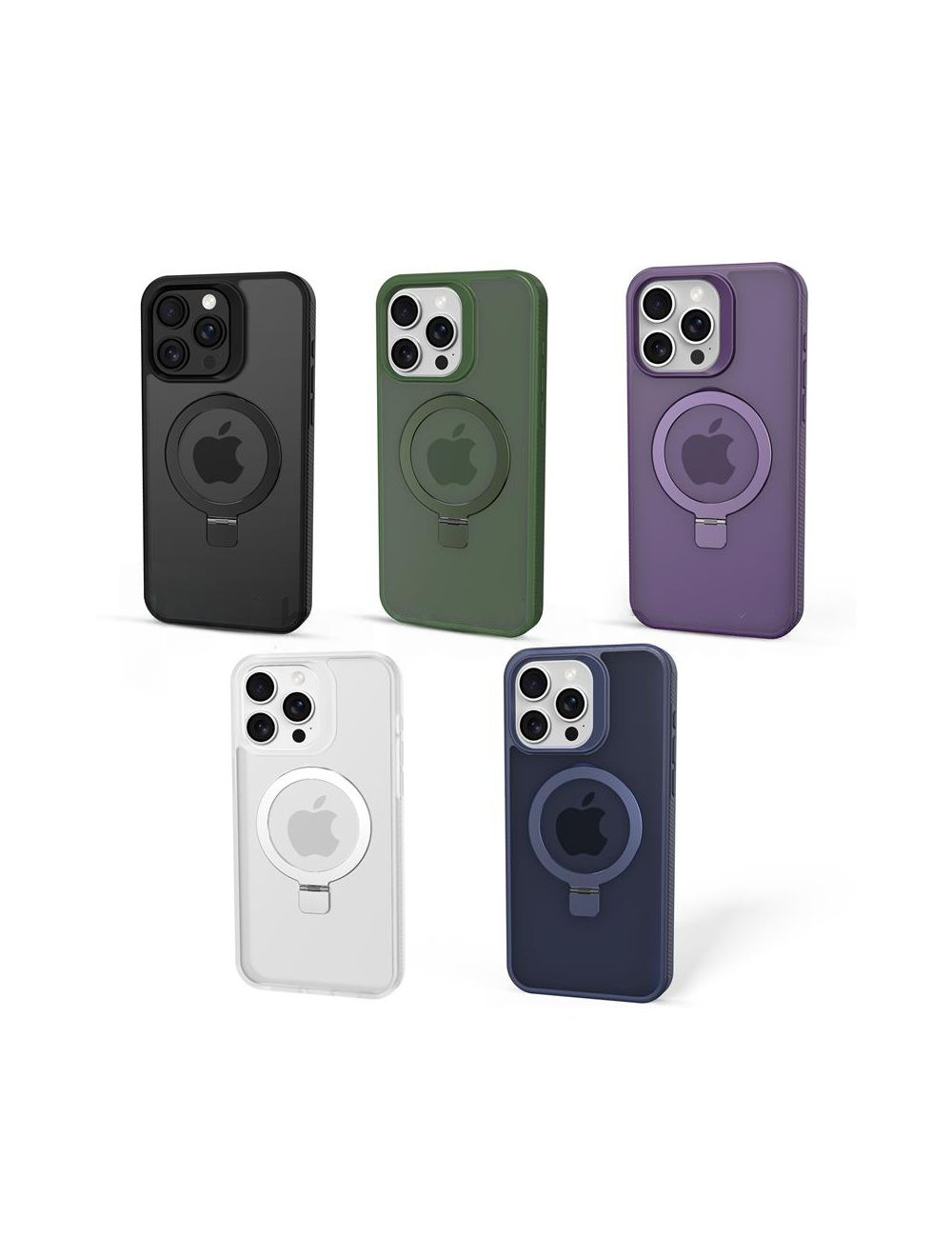 Case It IPhone 15 Pro Max MagFold Series Magnetic Kickstand Matte Case