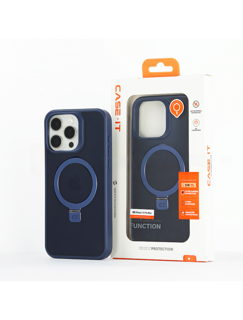 Case It IPhone 16 Plus MagFold Series Magnetic Kickstand Matte Case