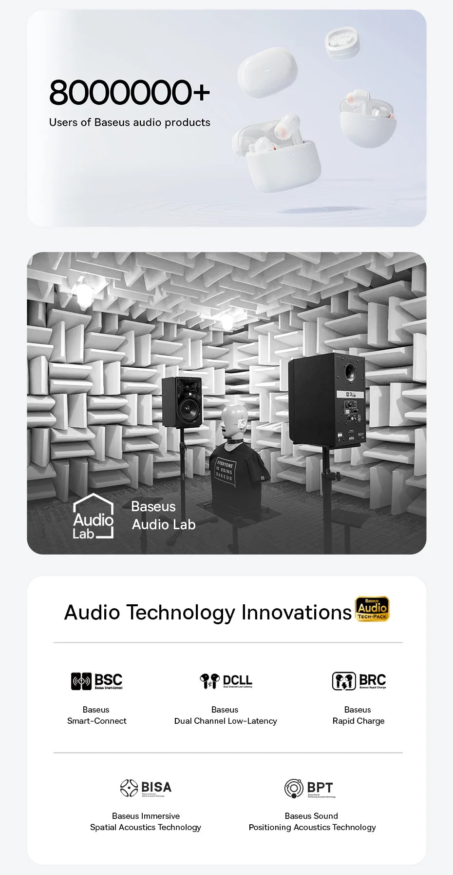 BASEUS Encok HZ19 3.5mm Semi In-Ear Wired Earphones