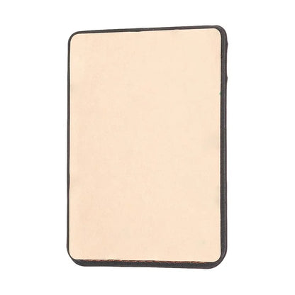 TASX BFK12 Stick-On Card Holder – Litchi Leather Credit Card Sleeve for Phone