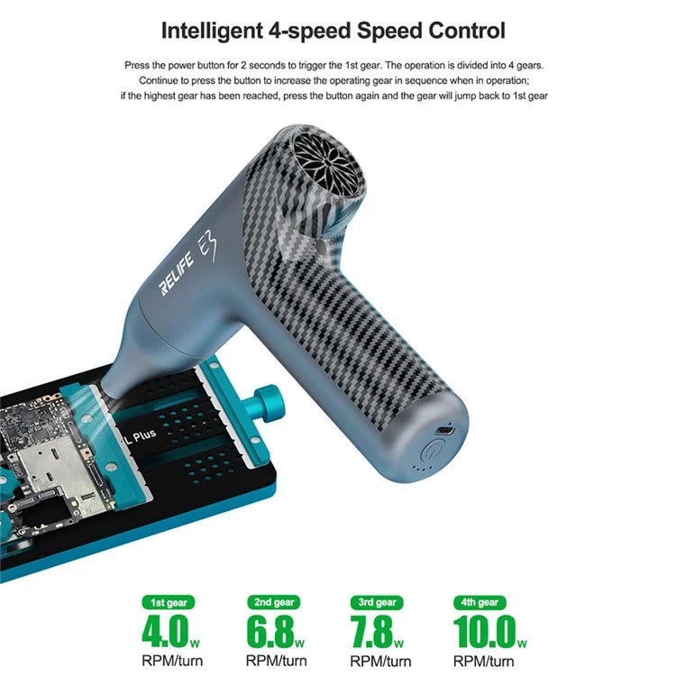 RELIFE E3 Mini Portable Air Cooler Fan with 4 Speeds