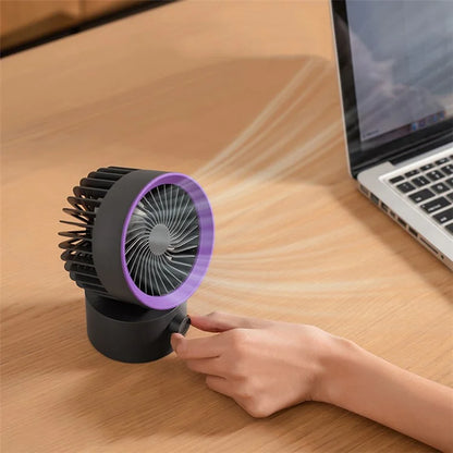 TGVI LLD-F87 Portable Desktop Fan with Auto Rotation and Long Battery Life
