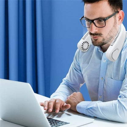 TASX F2 USB Bladeless Neck Fan for Summer Cooling