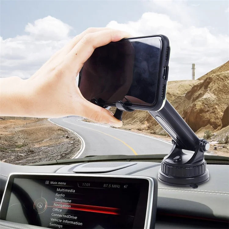 TASX X227 Universal Car Phone Holder – 360° Adjustable Mount with Clamp