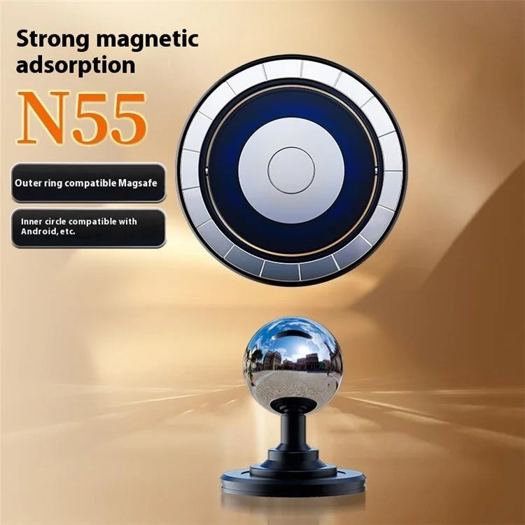 TASX D58 Adhesive Bottom Alloy Car Mount Phone Bracket – MagSafe Holder