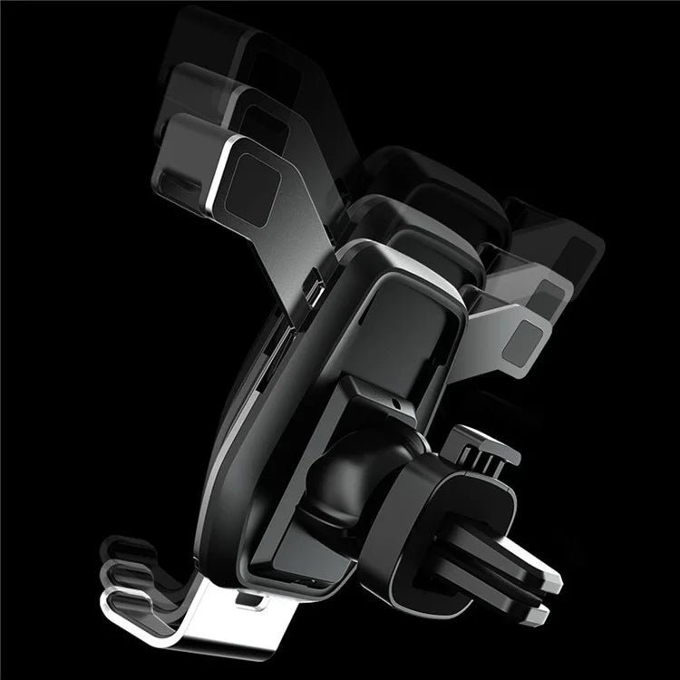 TASX M1 Universal Car Phone Holder – Air Outlet Gravity Mount with Rotatable Metal Bracket