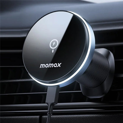 MOMAX CM25A MagSafe Wireless Car Air Vent Phone Charging Holder