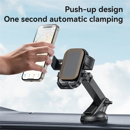 TASX C267 Suction Press Car Phone Mount – 360° Rotation