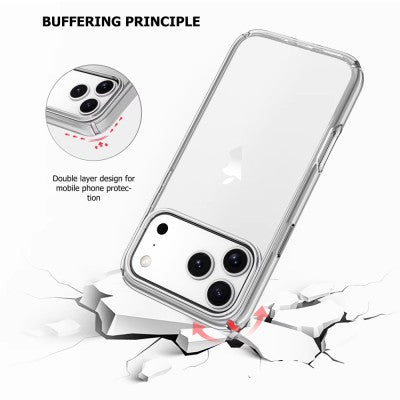 UTIA Ultimake Shockproof Case for iPhone 17  Military-Grade Clear Protection Cover