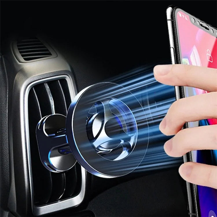 TASX O-shaped Base Car Phone Holder – N52 Magnet, MagSafe Air Vent Mount
