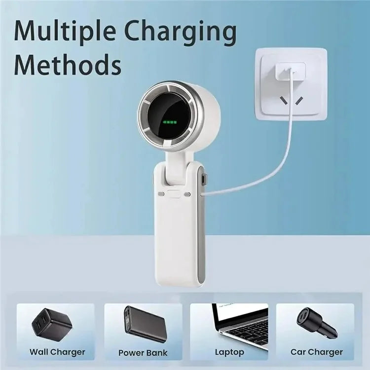 TASX N607 Portable Rechargeable 5 Wind Speeds Cooling Fan