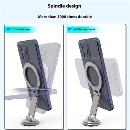 TASX MG07 Car Adhesive Mount – MagSafe Phone Holder, Foldable Bracket