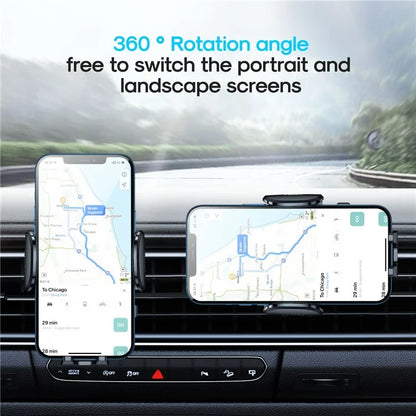 JOYROOM JR-ZS259 Air Vent Hook Car Phone Holder – 360° Mount
