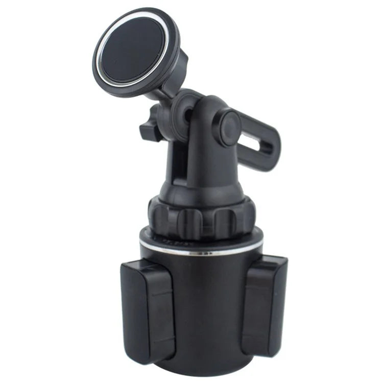TASX Car Cup Holder Mount 360° Rotatable Magnetic Phone & Tablet Holder