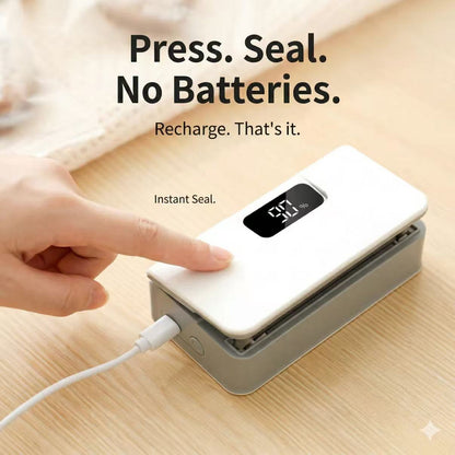 XTRA SnapSeal Portable Bag Sealer & Cutter – 6 Heat Levels