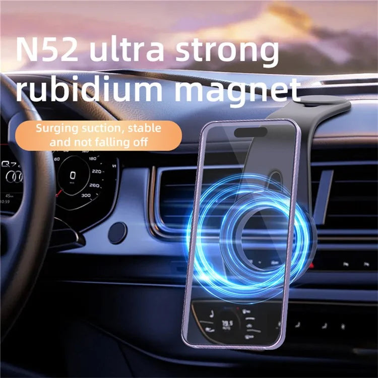 TASX D1 MagSafe Flexible Aluminum Car Phone Holder – Bendable Dashboard Mount