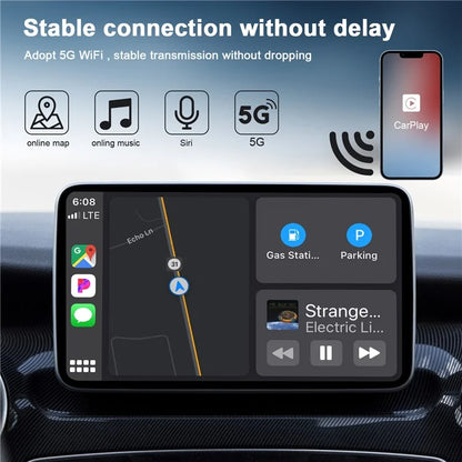 THT-020-5 AI Box Wireless CarPlay Adapter for Wired CarPlay Cars