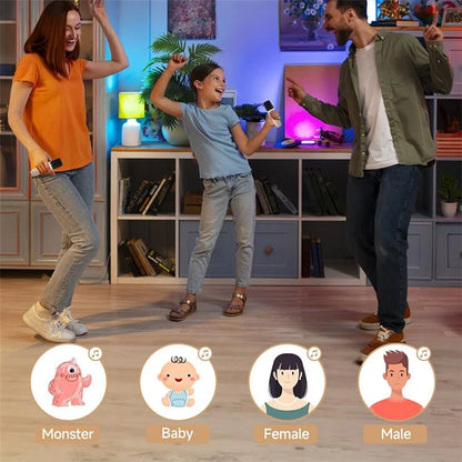 TASX P3 LED Lighting Bluetooth Karaoke Machine with Microphones