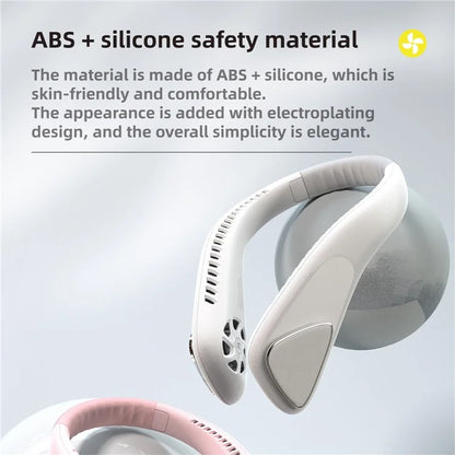 TASX F70 Bladeless Neck Fan with 3 Speeds for Outdoor Sports