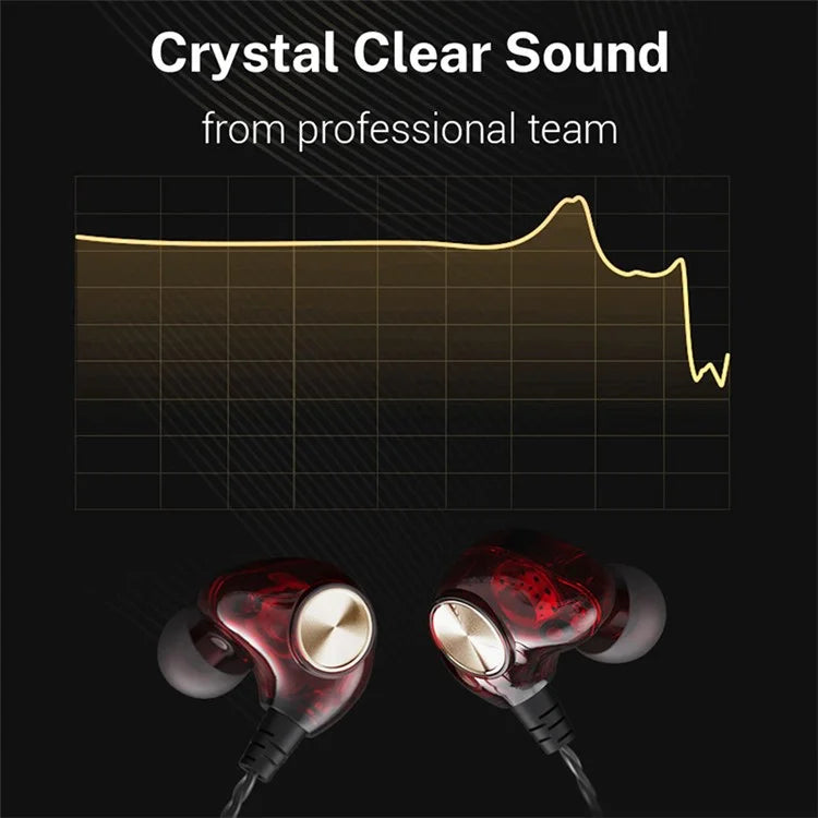 TASX K1 3.5mm Wired HiFi Half-In-Ear Sports Earphone