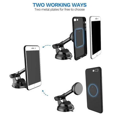 TASX Universal Magnetic Car Phone Mount - Adjustable Strong Holder