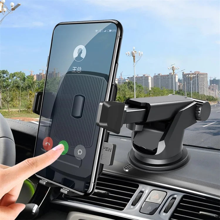 TASX 360° Rotation Car Phone Holder – Suction Cup Mount for Air Vent, Windscreen & Dashboard