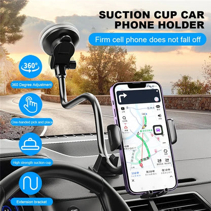TASX X034 Gen. 9 Multi-Function Car Phone Mount – Suction Cup Clip